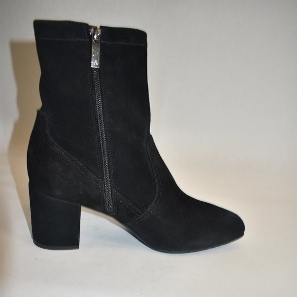 Aquatalia Dayana Water Resistant Stretch Bootie Black Size 10 - Picture 6 of 9